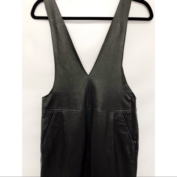 💥LASTCHANCE💥 Free People Vegan Leather Jumpsuit - Picture 6 of 7